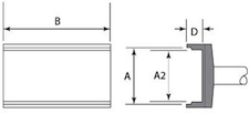 600 Series Cartridge, Tunnel for MX-500 Iron SOIC-8, SMTC-004Metcal  